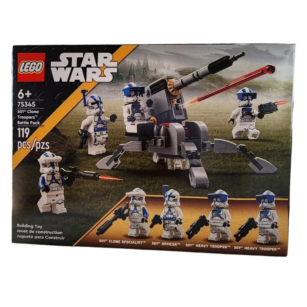Lego 75345 Star Wars 501st Clone Troopers Battle Pack Building‎ Toy Set 119 pcs